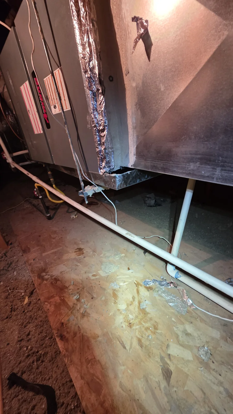 Condensate drainage correction: investigation area