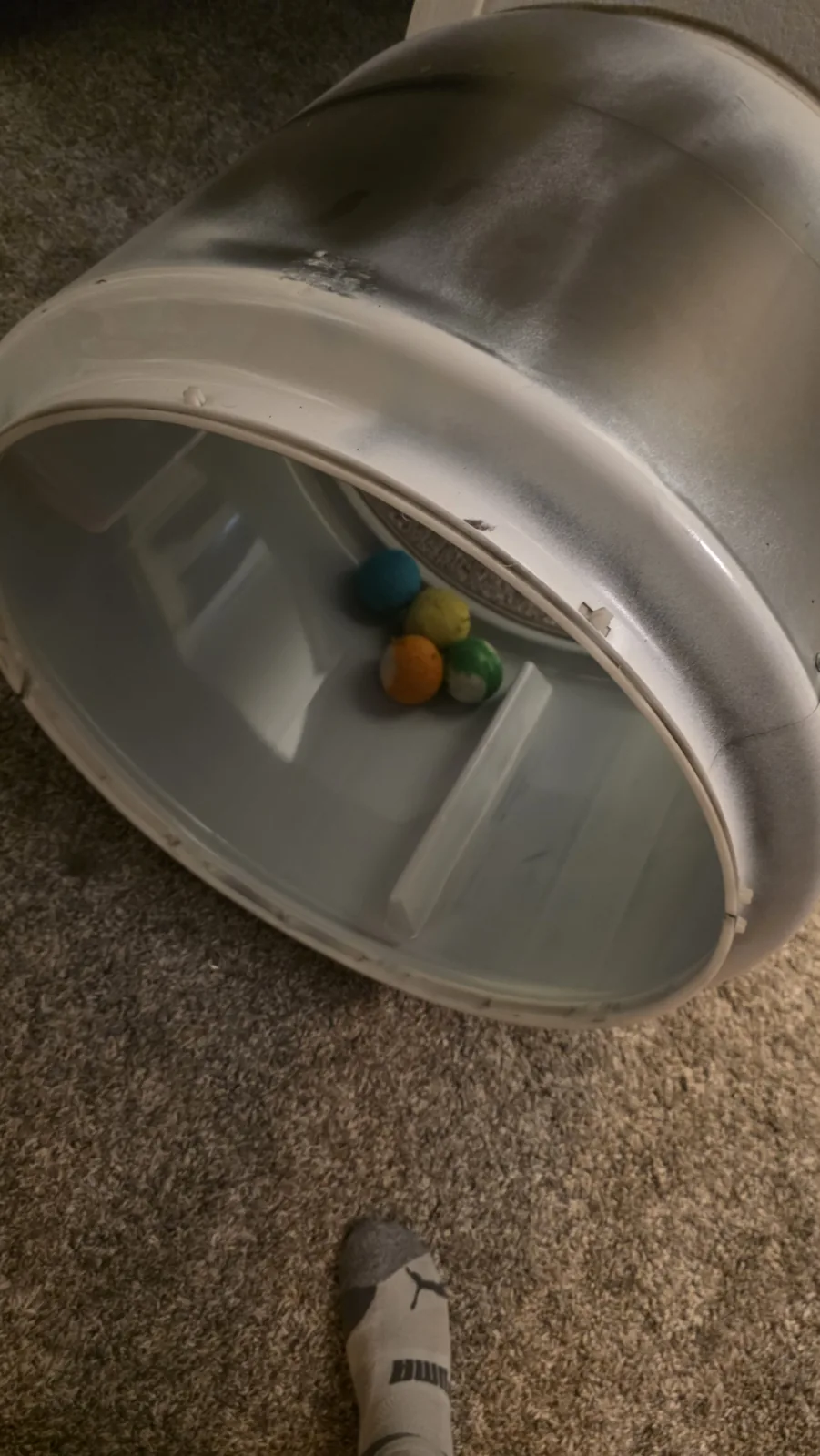 Dryer belt replacement: drum access