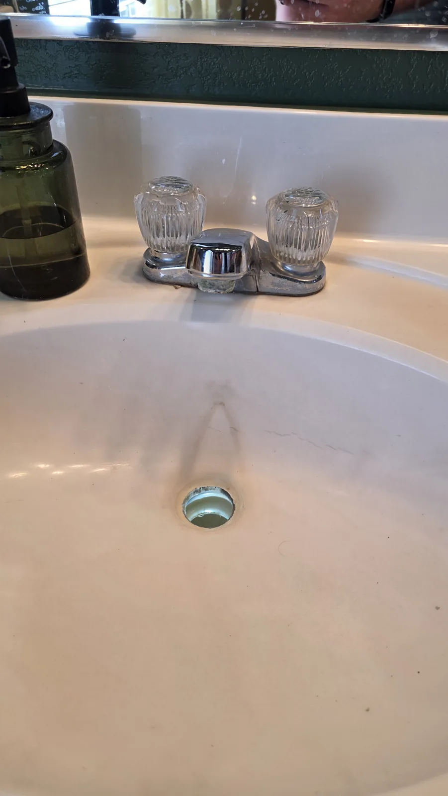Faucet & water valve replacement: original faucet