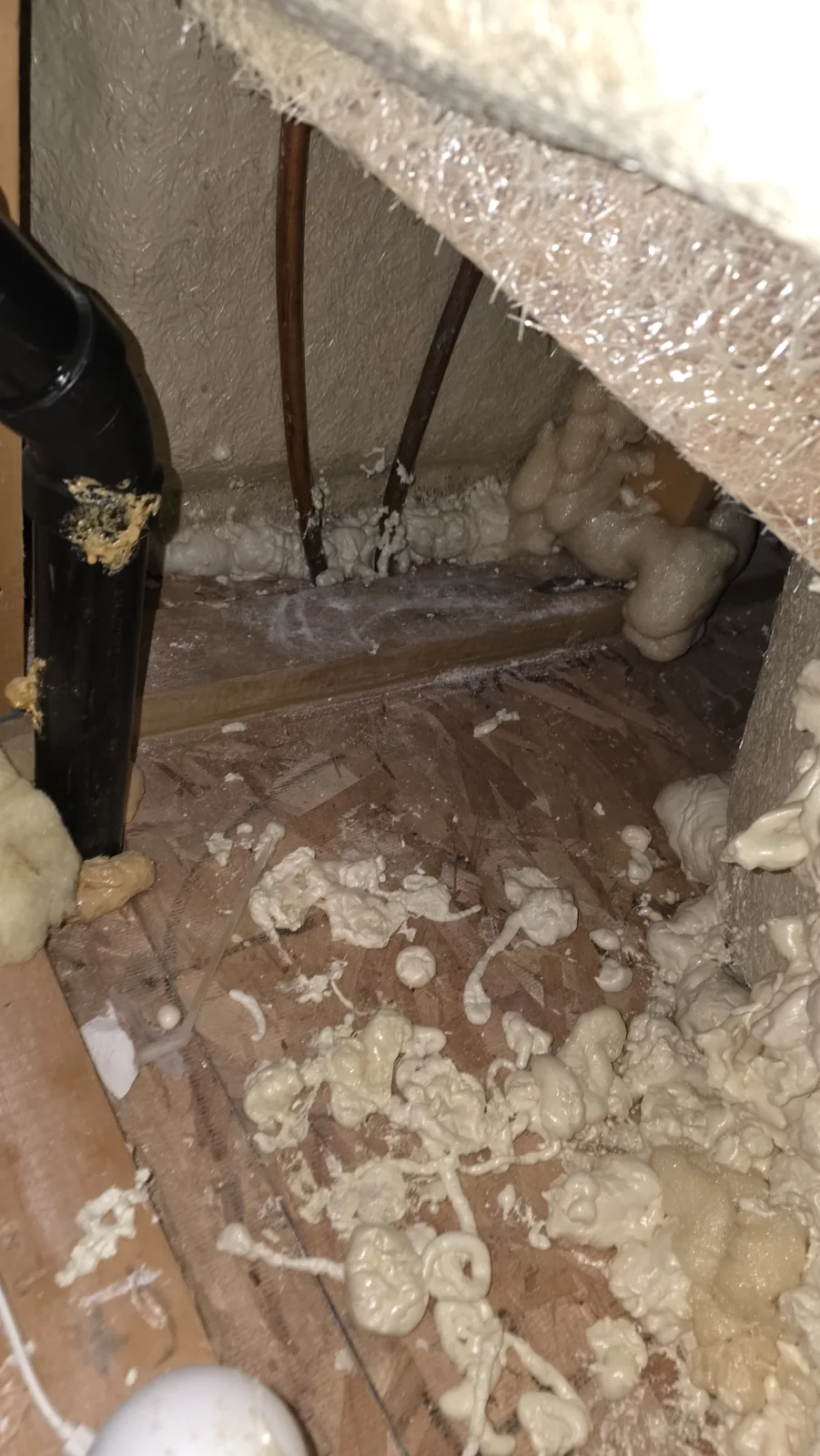 Bathtub leak & drywall repair: cavity inspection